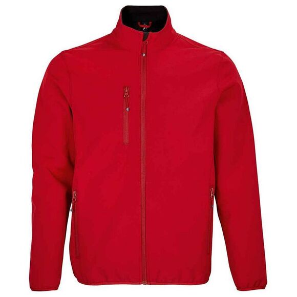 SOLS Mens Falcon Recycled Soft Shell Jacket / Pepper Red - Picture 1 of 3